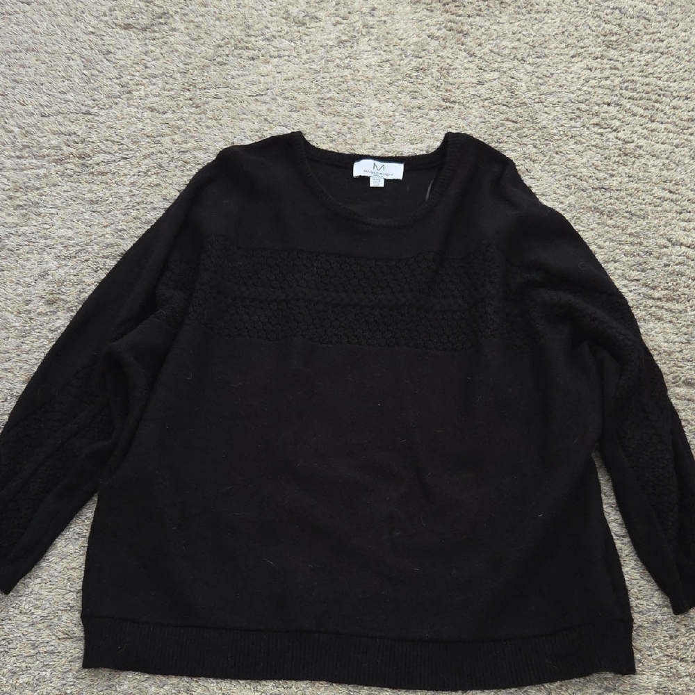 Magaschoni Black Crew Neck Sweater